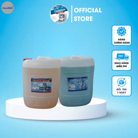 combo Dung dịch rửa và Dung dịch tráng Cleanmax