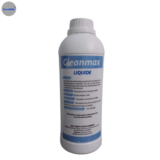 Dung dịch tráng và làm bóng CLEAN MAX 1l