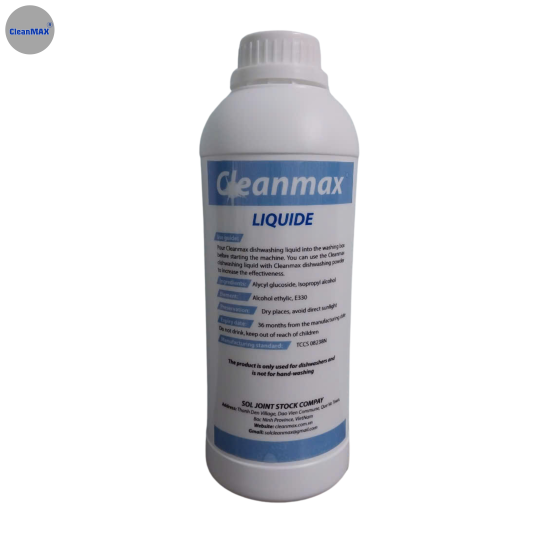 Dung dịch tráng và làm bóng CLEAN MAX 1l
