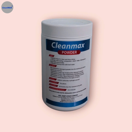 Bột rửa chén CLEAN MAX hộp 1,8kg